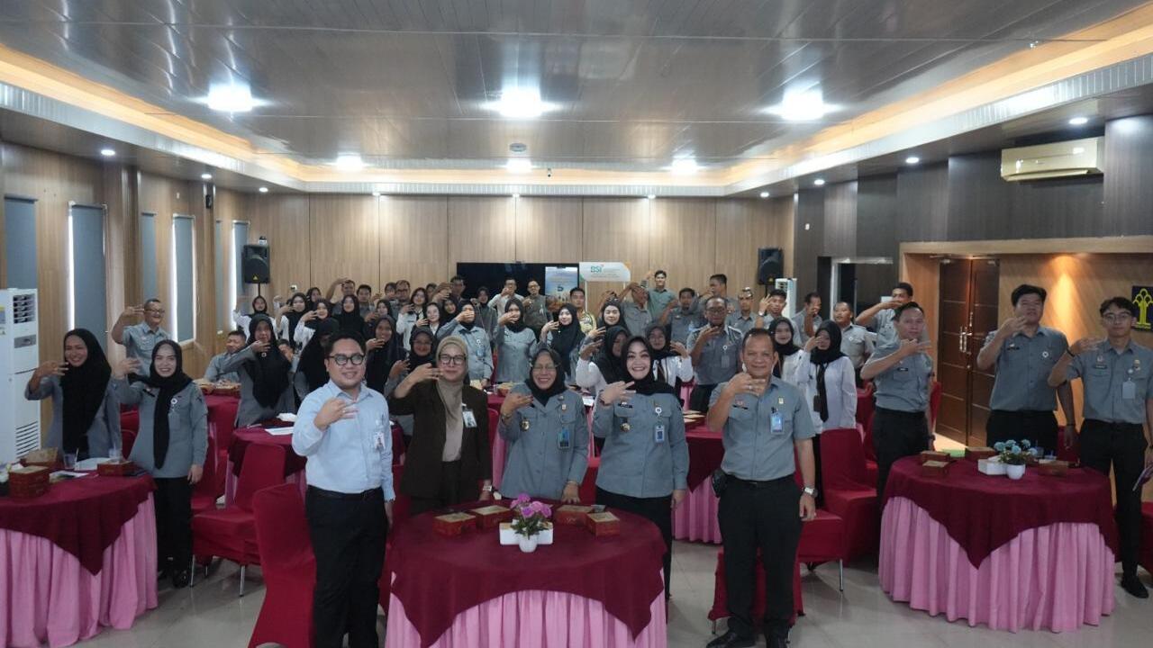 Gandeng BSI, Pegawai Kemenkum Sumsel Optimalkan  Budaya Pelayanan Prima