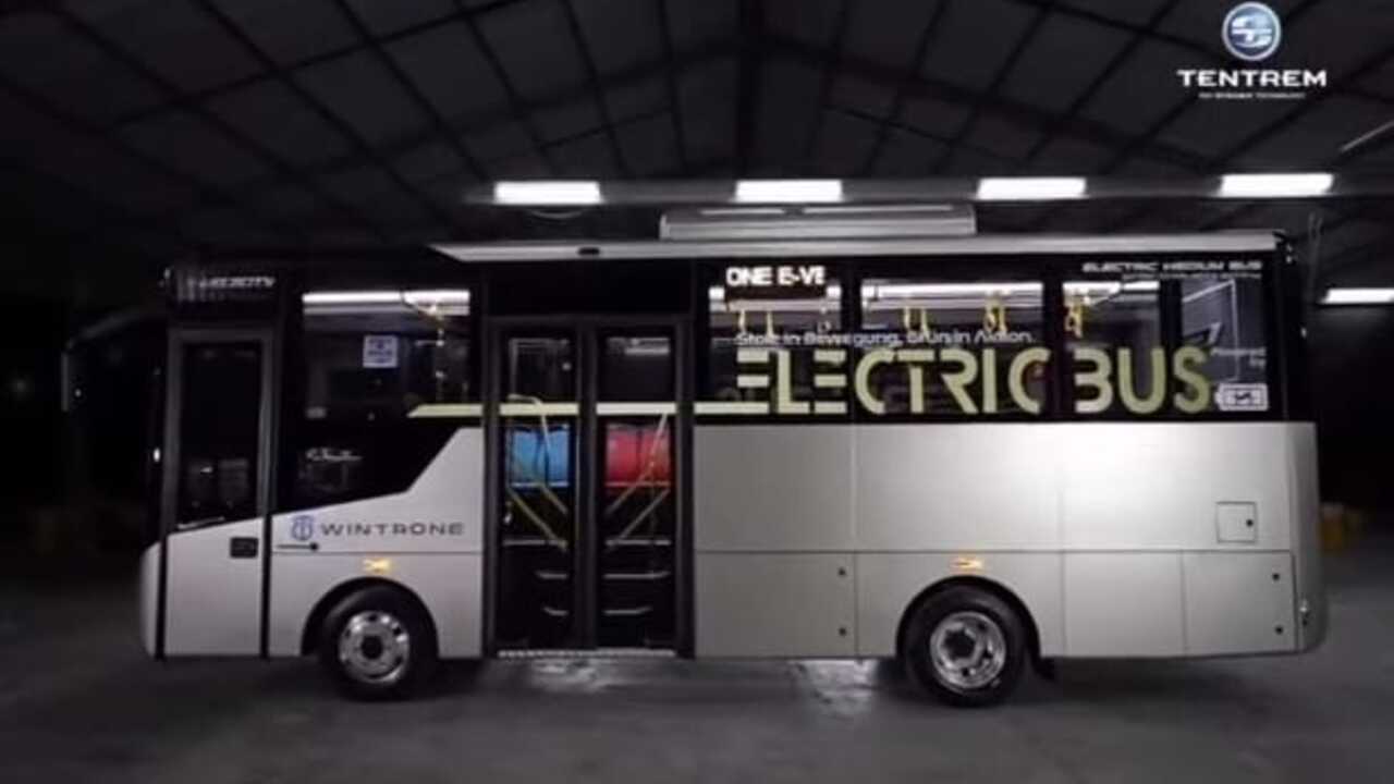 Bukan dari Cina atau Eropa, Ini Bus Listrik Full Indonesia: Tentrem x Wintrone