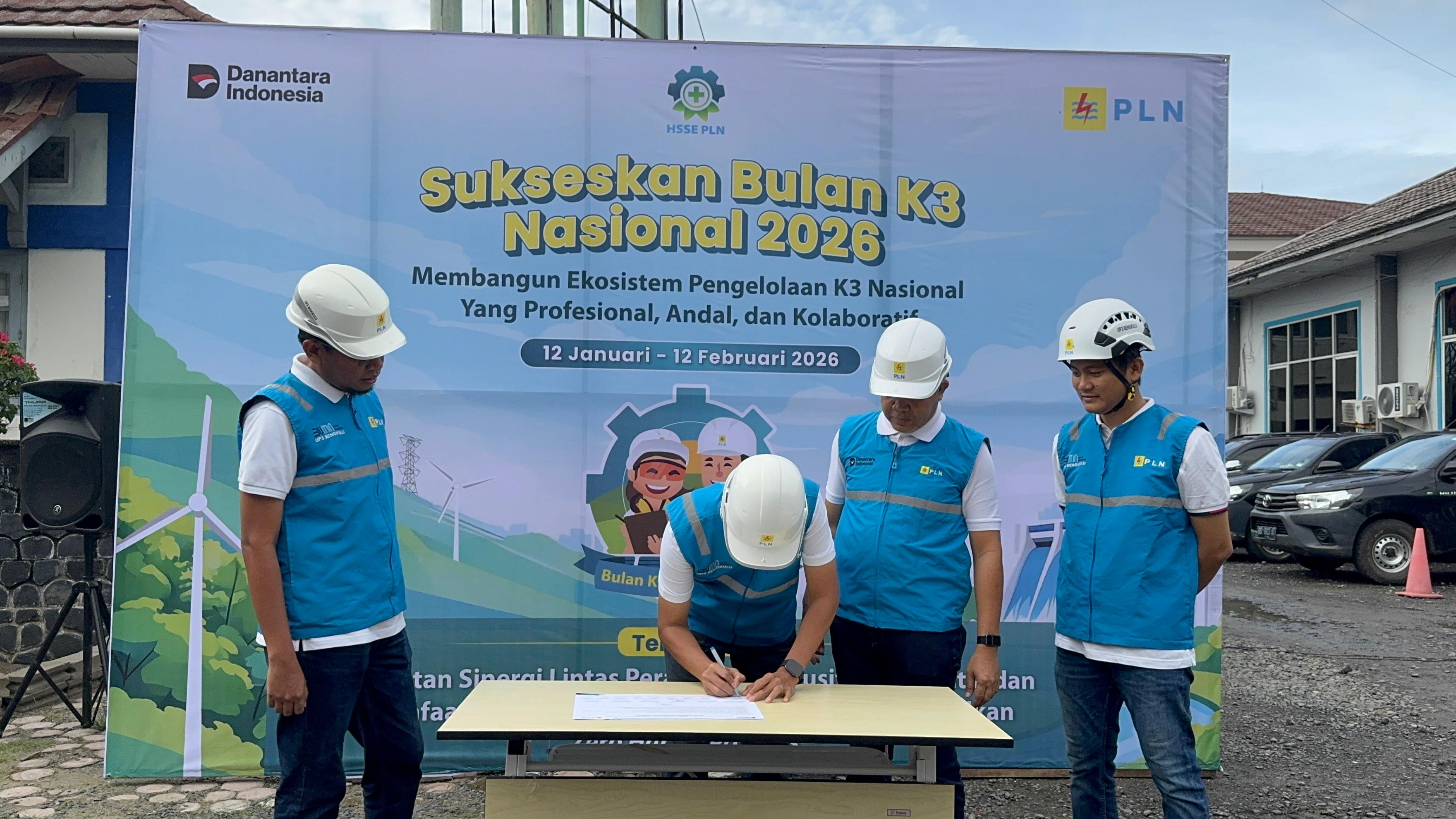 PLN Bengkulu Perkuat Budaya Zero Accident di Bulan K3 Nasional 2026,Tegaskan Komitmen Keselamatan dan Lingkung