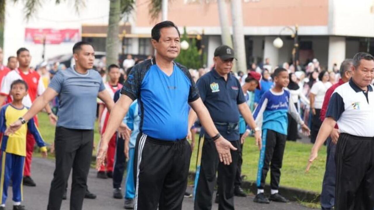 Ribuan Warga Antusias Ikuti Senam Asma Indonesia