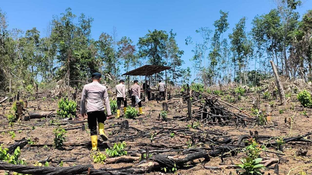 Polda Sumsel Intensifkan Patroli dan Pengecekan Lahan Rawan Karhutla
