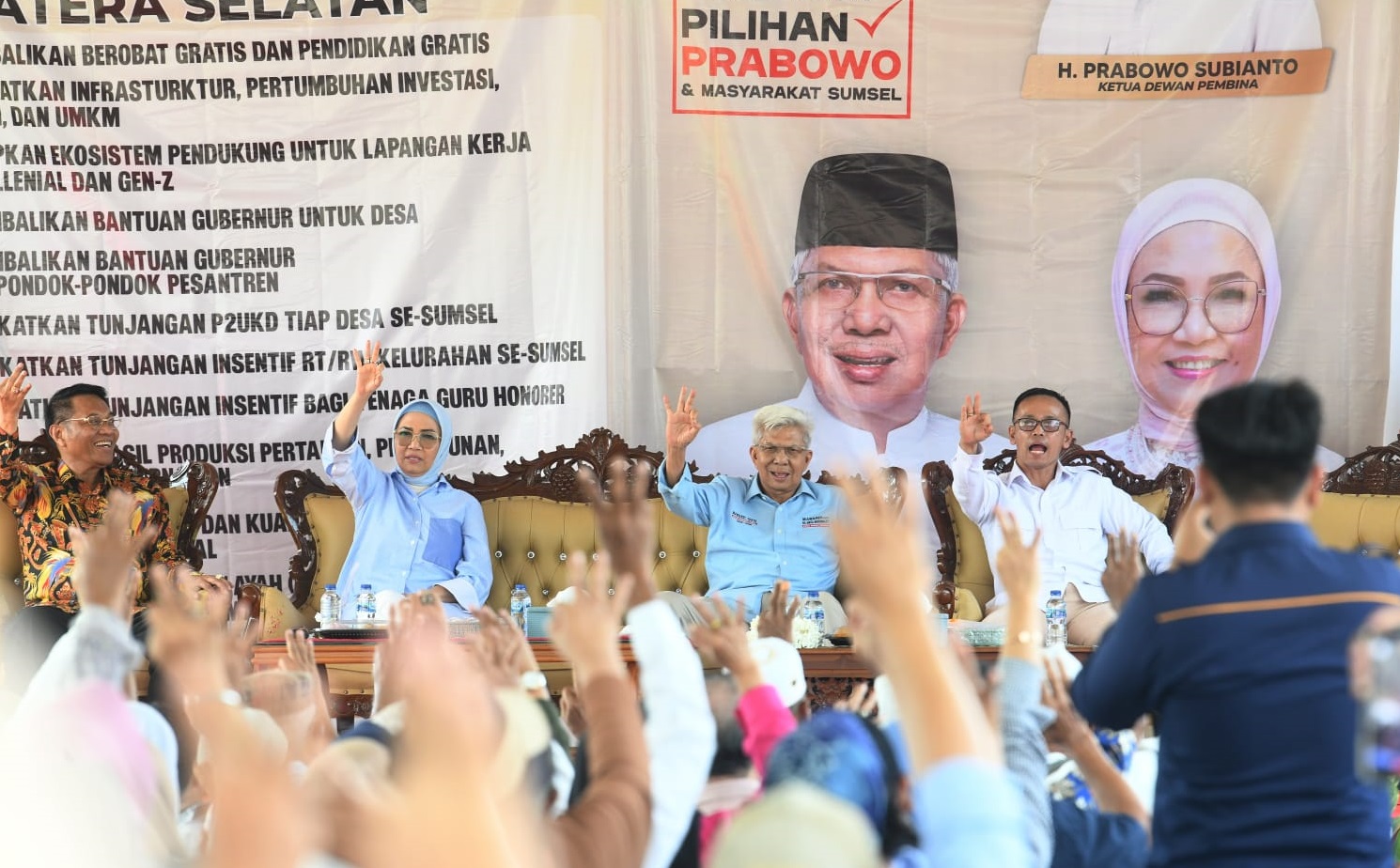 Paslon MATAHATI Gaungkan Program Sekolah dan Berobat Gratis di Muara Enim: Kebijakan Populer Era Alex Noerdin