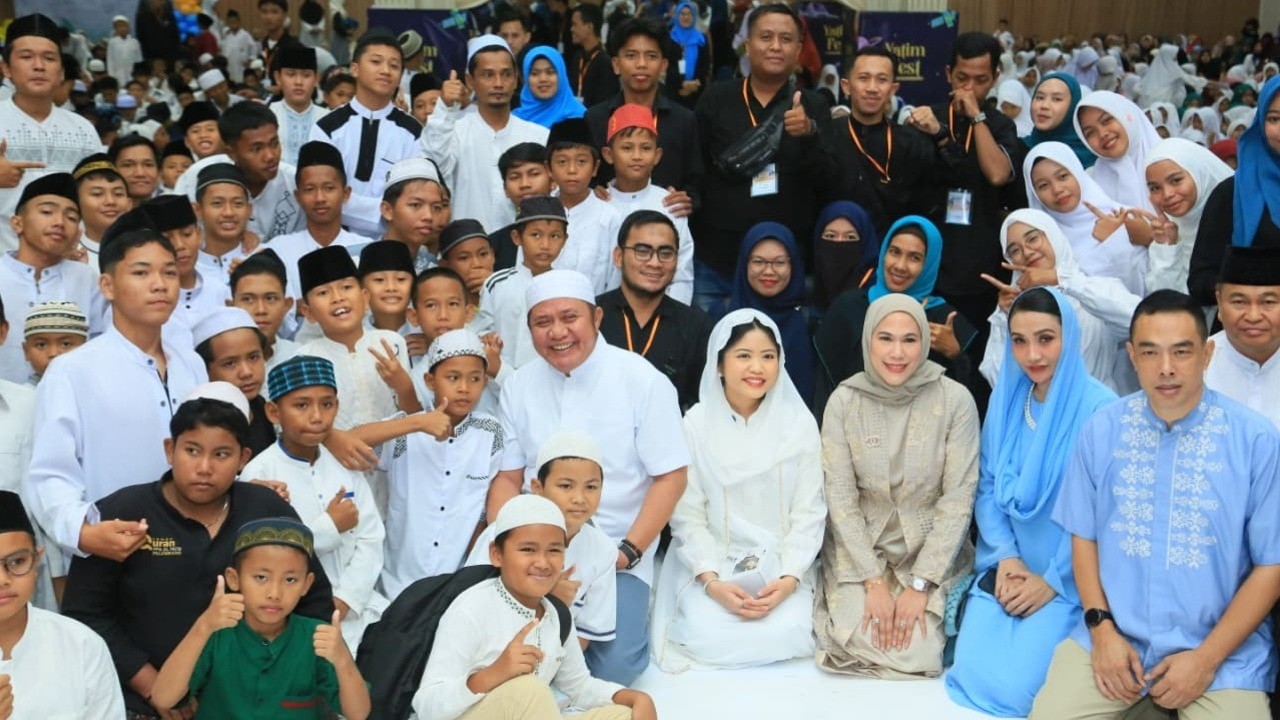 Herman Deru: Anak Yatim Harus Tumbuh Menjadi Generasi yang Memberi Manfaat