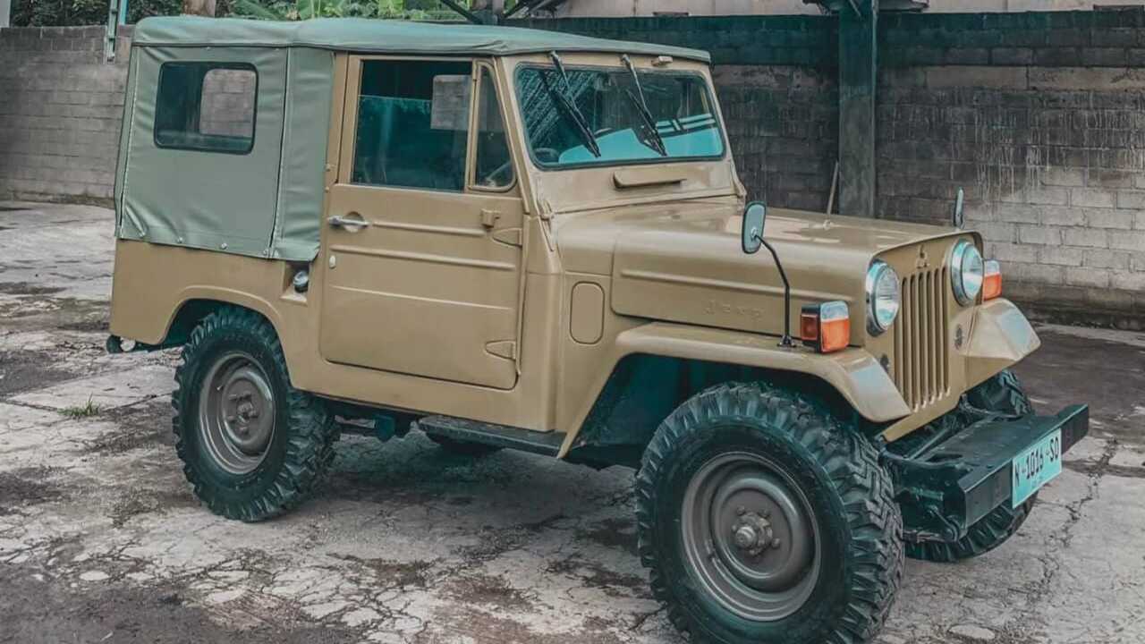 Mitsubishi Jeep J20 1971: Jeep Willys Versi Jepang yang Pernah Mengaspal di Indonesia