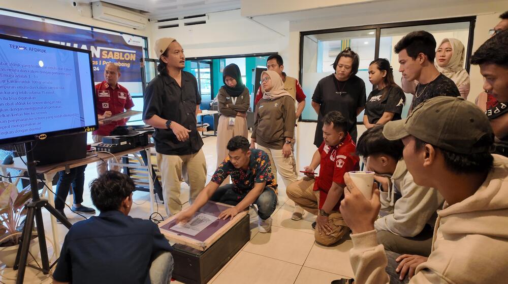 Dorong Reintegrasi Sosial lewat Program Pelatihan Sablon bagi Binaan Bapas Kelas 1 Palembang