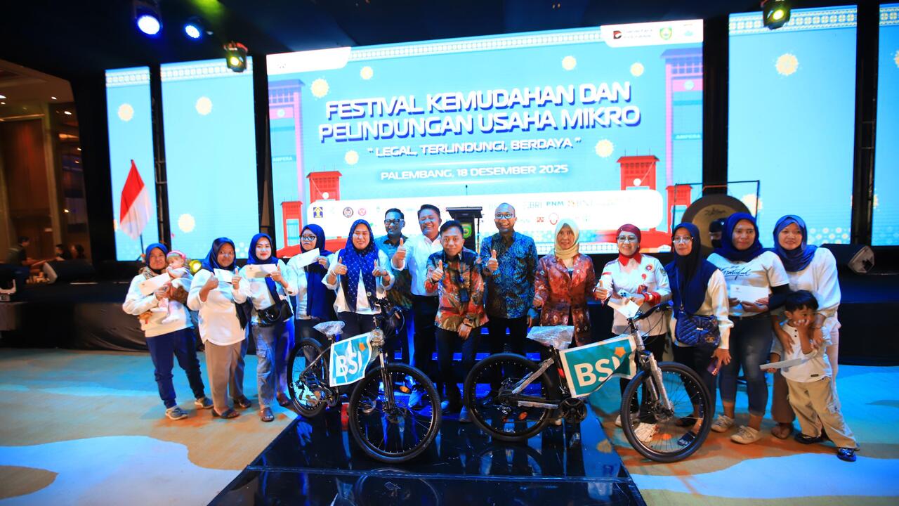 Festival Kemudahan dan Perlindungan Usaha Mikro di Sumsel Perkuat Legalitas, Pembiayaan, dan Daya Saing UMKM