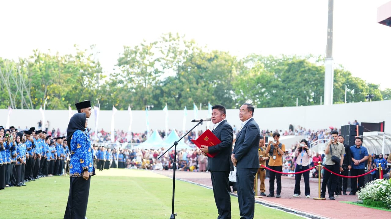 Resmi! Pemprov Sumsel Kukuhkan 5.990 PPPK Paruh Waktu, Herman Deru Beri Pesan Tegas.