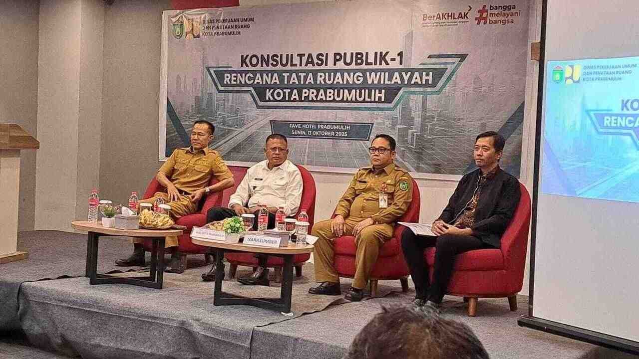 Hadiri Konsultasi Publik RTRW Kota Prabumulih, H Arlan Tekankan Pentingnya Tata Ruang Berkelanjutan