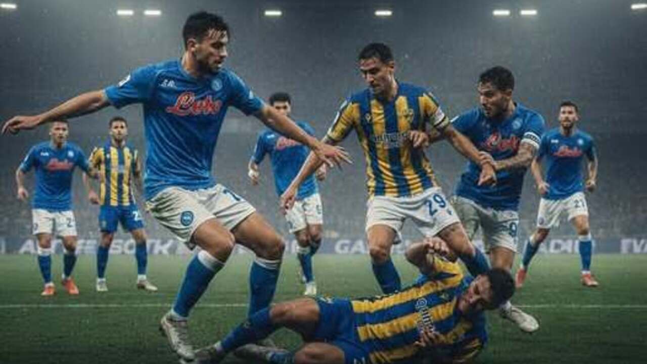 Napoli vs Verona 2-2: Napoli Tertahan di Kandang.