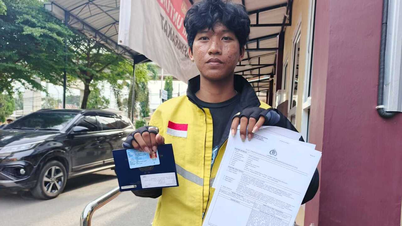 Apes! Motornya Dibawa Kabur Polisi Palsu, Driver Ojol Ini Lapor Polisi Asli