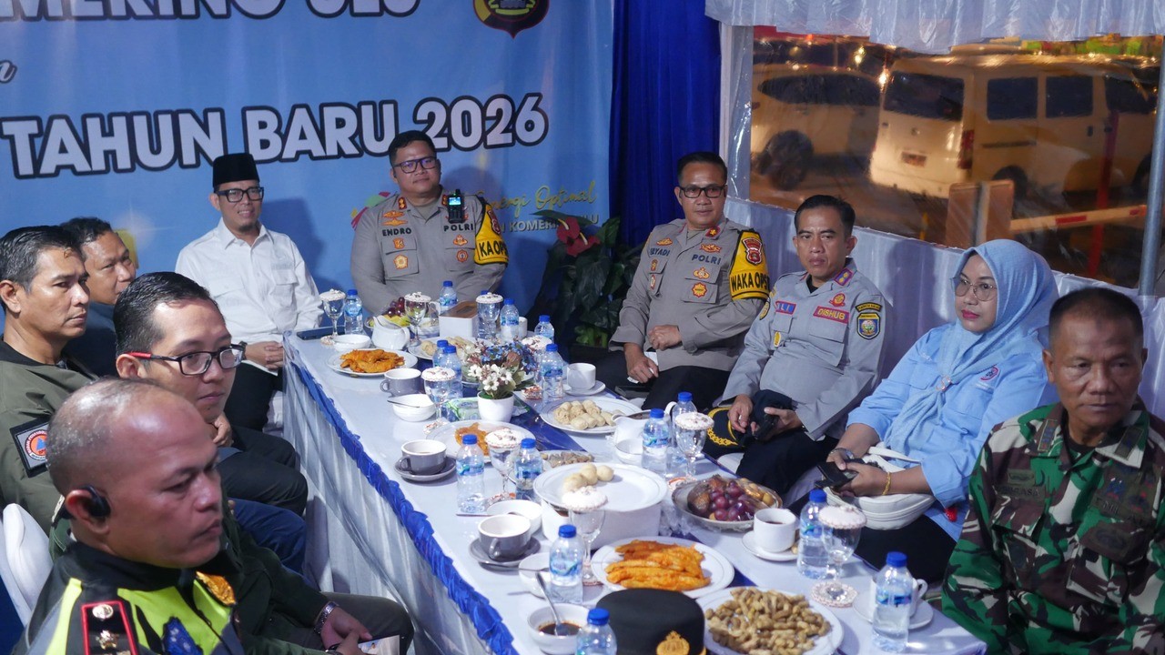 Bupati dan Kapolres OKU Pantau Malam Pergantian Tahun Baru
