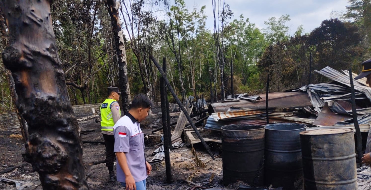 Tungku Bocor:  Masakkan Minyak di Babat Toman Terbakar, Pemiliknya diamankan