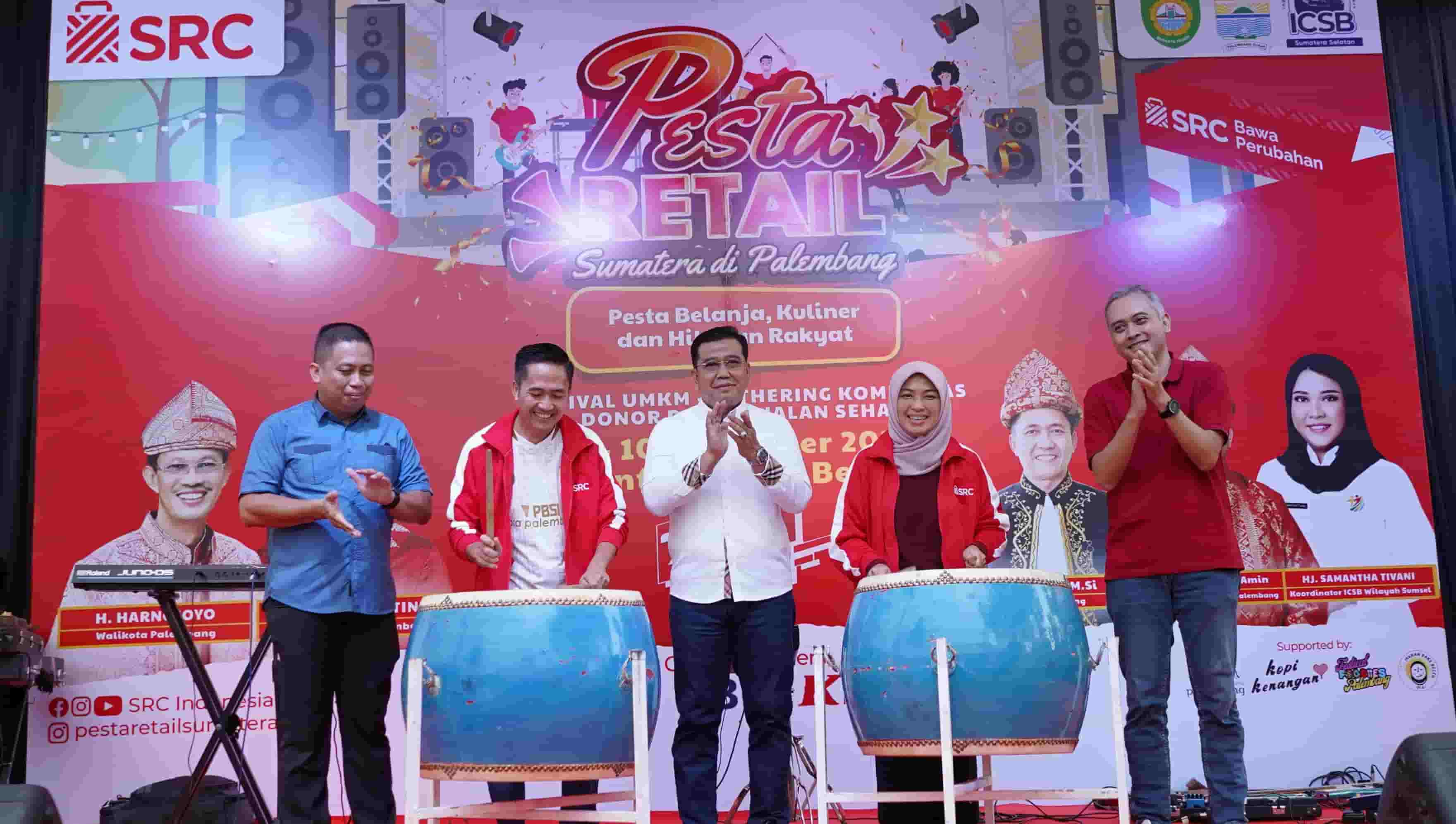 SRCIS Rangkul 10.000 Toko Kelontong dalam Pesta Retail Sumatera di BKB Palembang