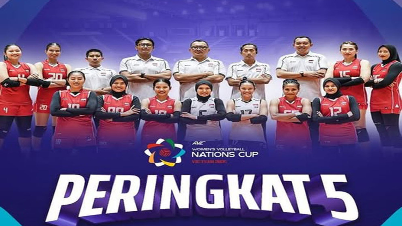 Timnas Voli Putri Indonesia Tumbangkan Iran dan Amankan Posisi 5 Asia