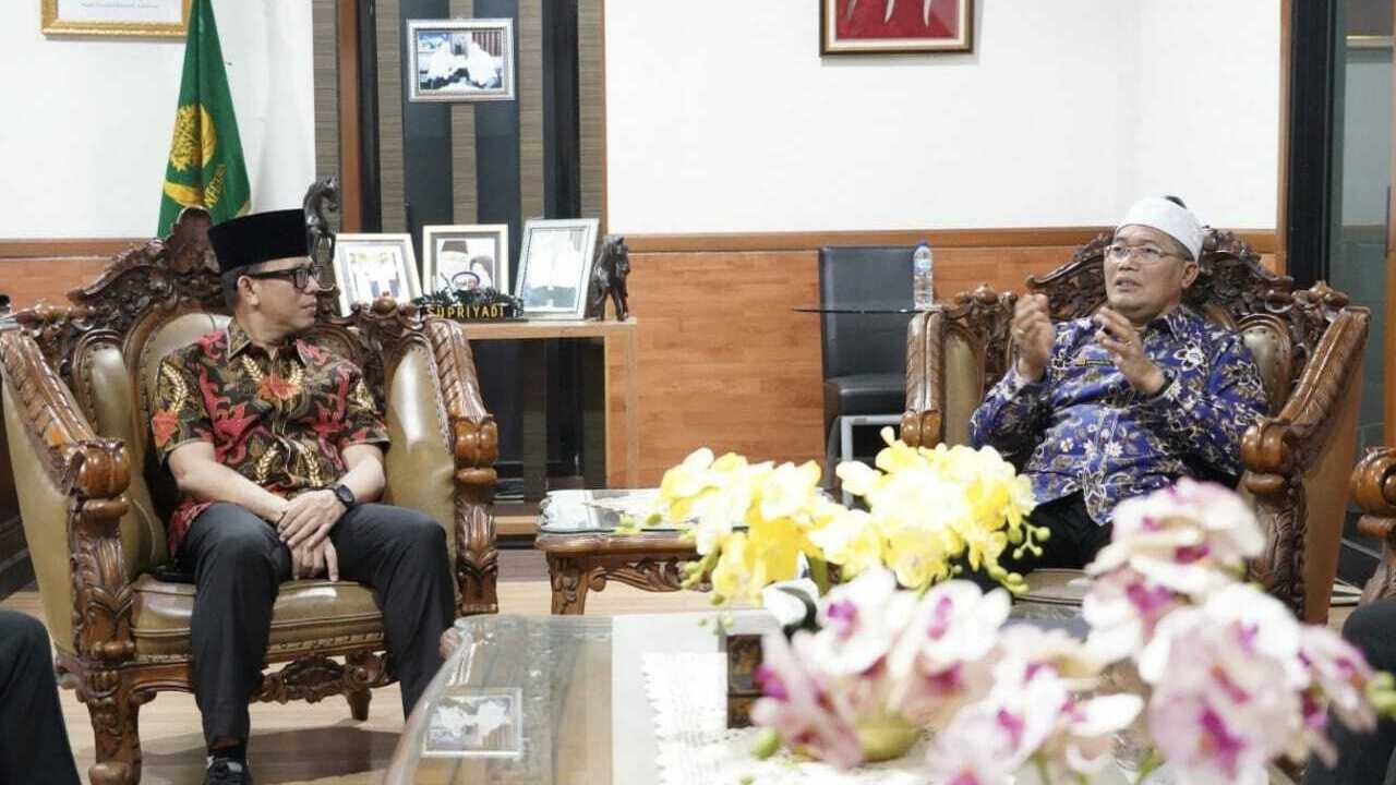 Temui BPKP Sumsel, Bupati OKU Teddy Perkuat Pengawasan Proyek Strategis Daerah