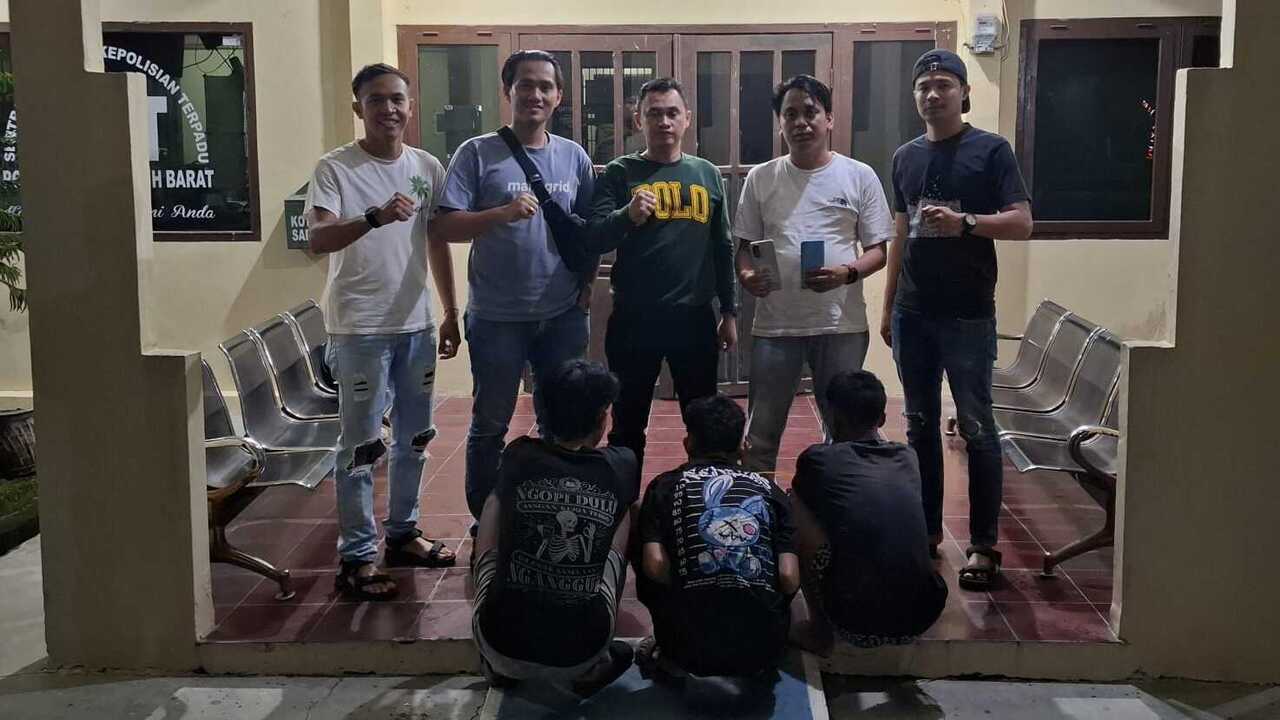 Bobol Warung di Jalan Mayor Iskandar, Tiga Pelajar di Prabumulih Dibekuk Polisi