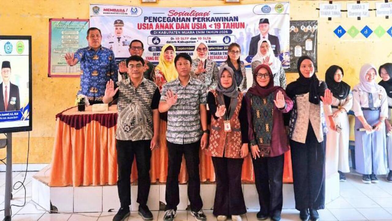 Cegah Perkawinan Anak, DPPPA Muara Enim Sasar 6 Sekolah