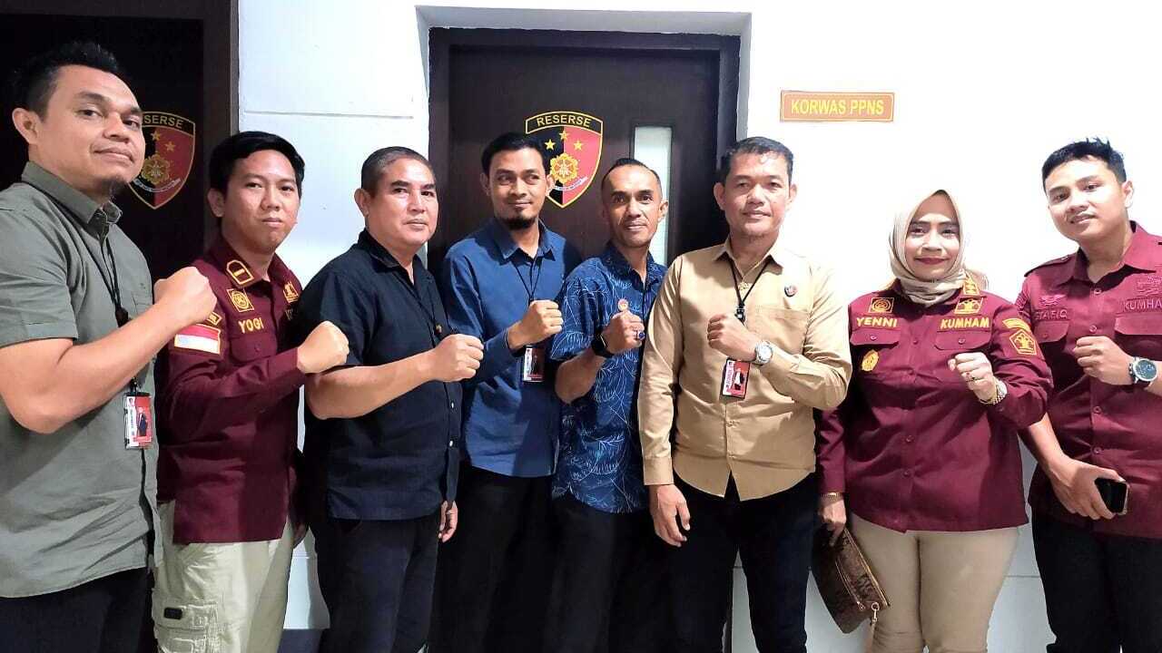 Kanwil Kemenkum Sumsel Perkuat Sinergi dengan Polda Sumsel dalam Penegakan Hukum Kekayaan Intelektual