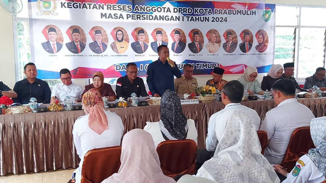 Serap Aspirasi Masyarakat, Anggota DPRD Prabumulih Gelar Reses Perdana