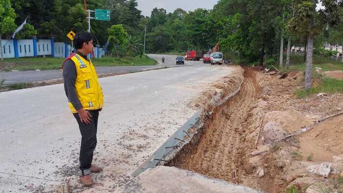 Capai 24 Persen, Proyek Jalan Lingkar Kota Prabumulih Terkendala Hujan dan Infrastruktur Pipa