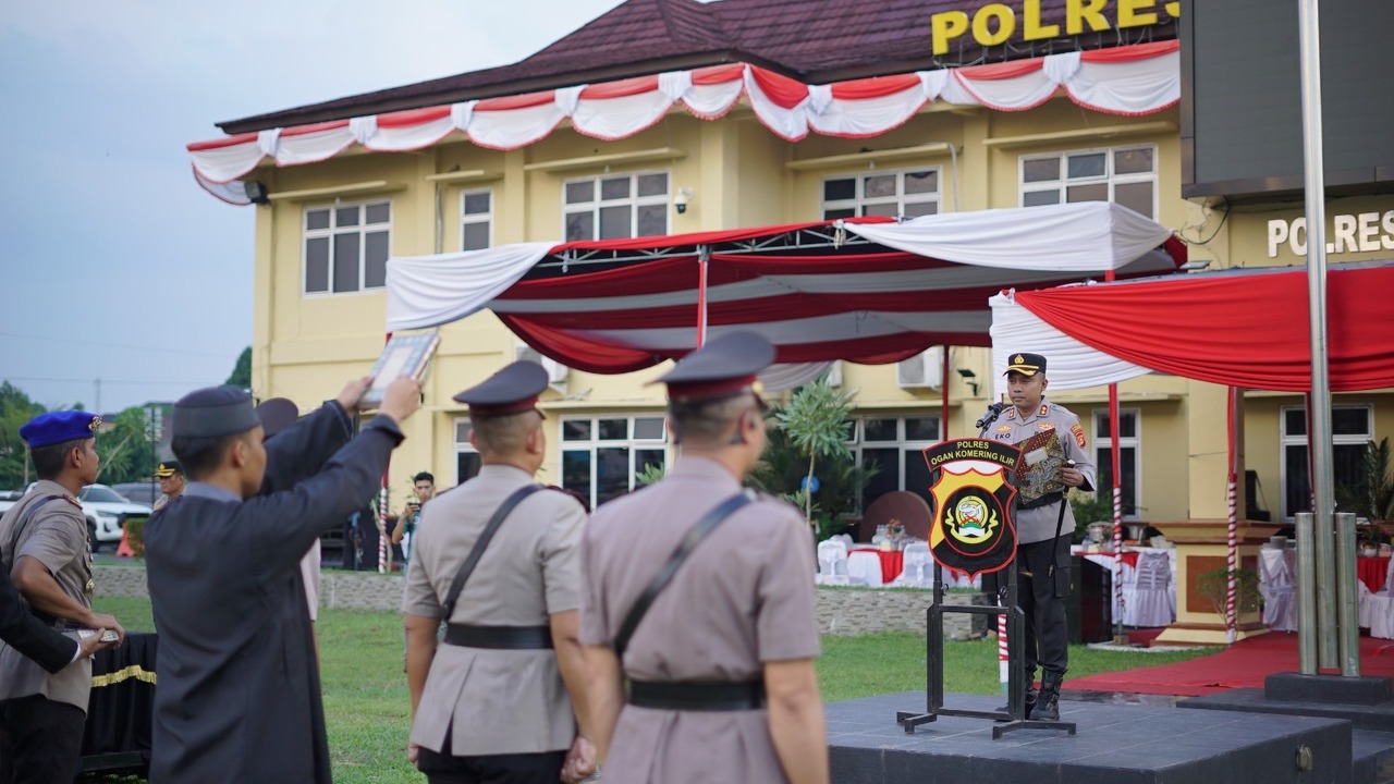 Sertijab di Lingkungan Polres OKI : Kompol Harsono Jabat Wakapolres