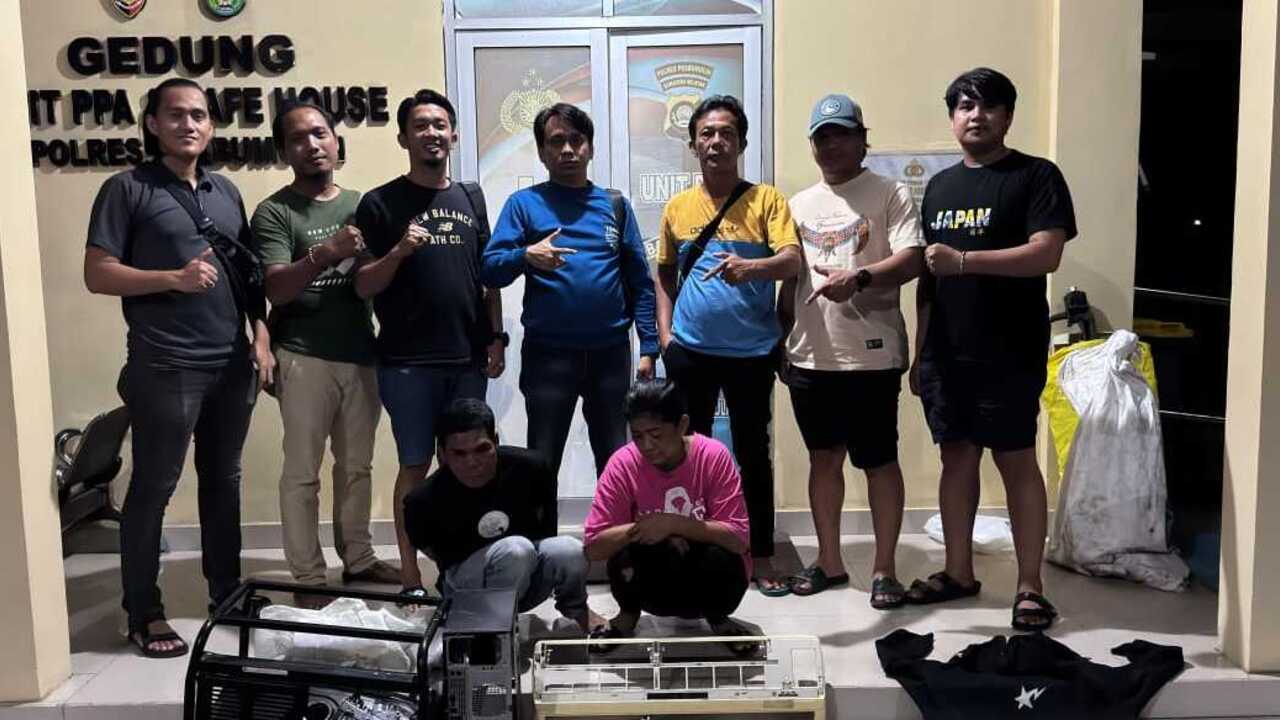 Nekat Bobol Puskesmas, Pasutri di Prabumulih Ditangkap Tim Tekab