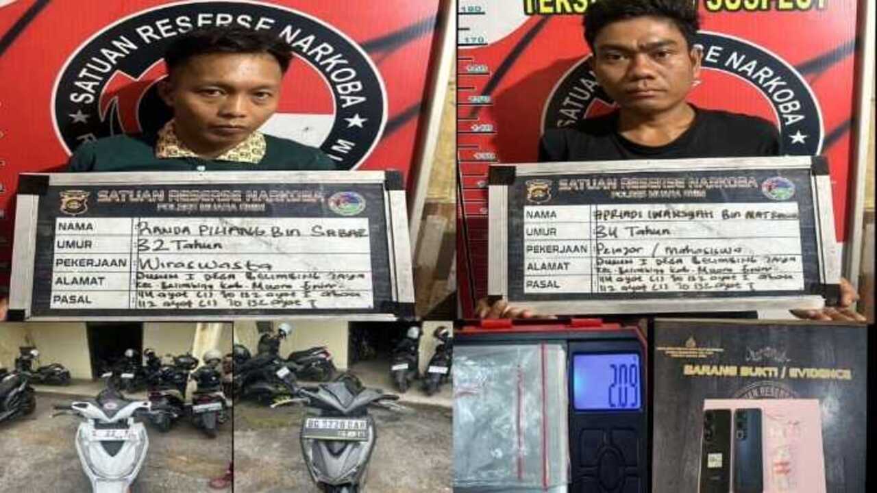 Dua Pengedar Dibekuk Dikontrakan