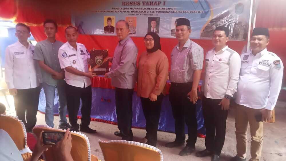 Reses Tahap I, Anggota DPRD Sumsel Dapil III Serap Aspirasi di 3 titik Pemulutan OI