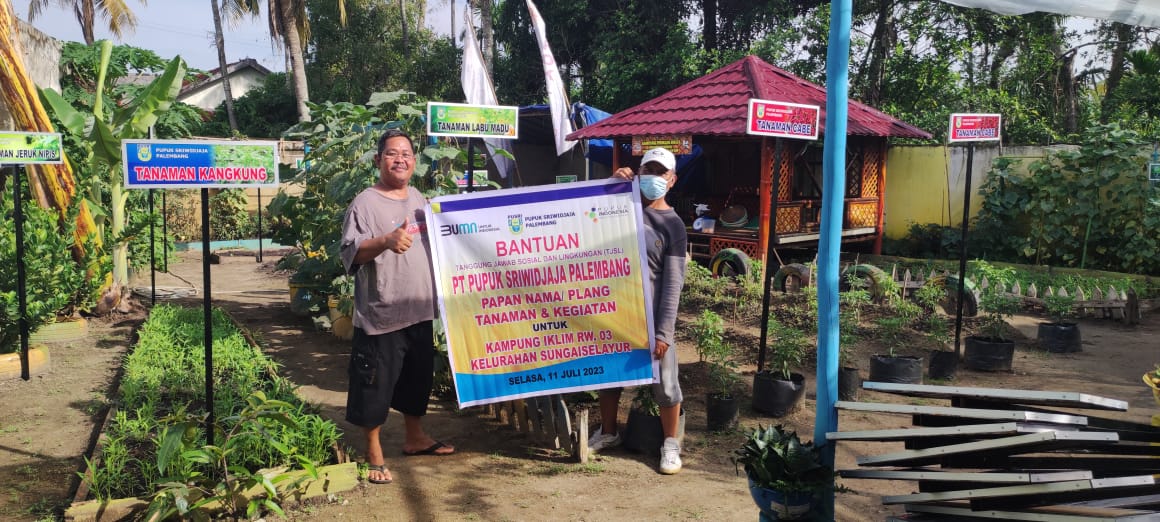 Pusri Berkomitmen Bina 15 Kampung Proklim, Wujud Peduli pada Pengendalian Perubahan Iklim 