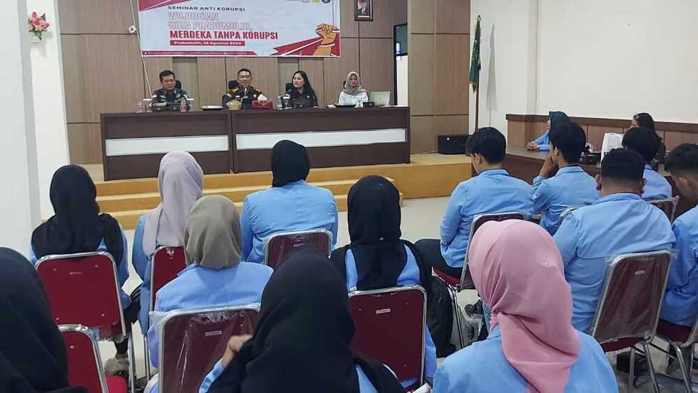 Gelar Seminar Anti Korupsi, Kajari Prabumulih Ajak Mahasiswa Sebarkan Informasi dan Edukasi Pencegahan Korupsi