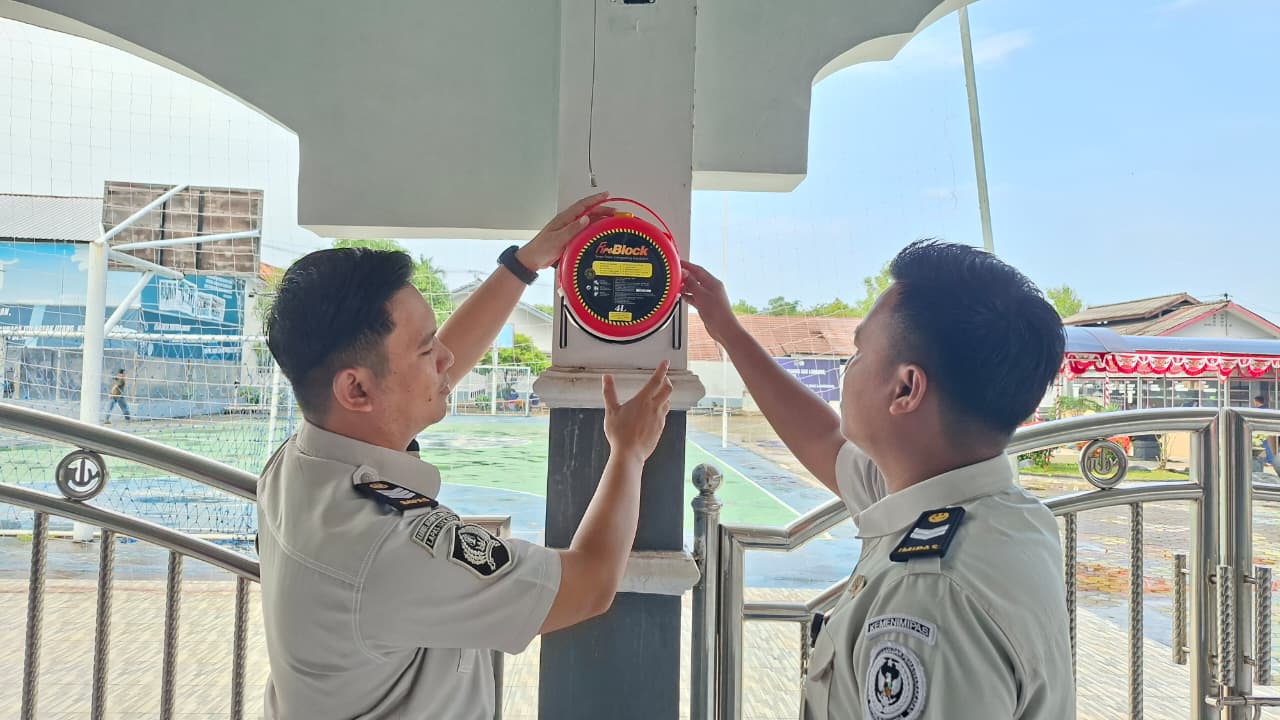 Perkuat Pengamanan Internal, Lapas Sekayu Pasang 16 Fire Blok di Titik Strategis