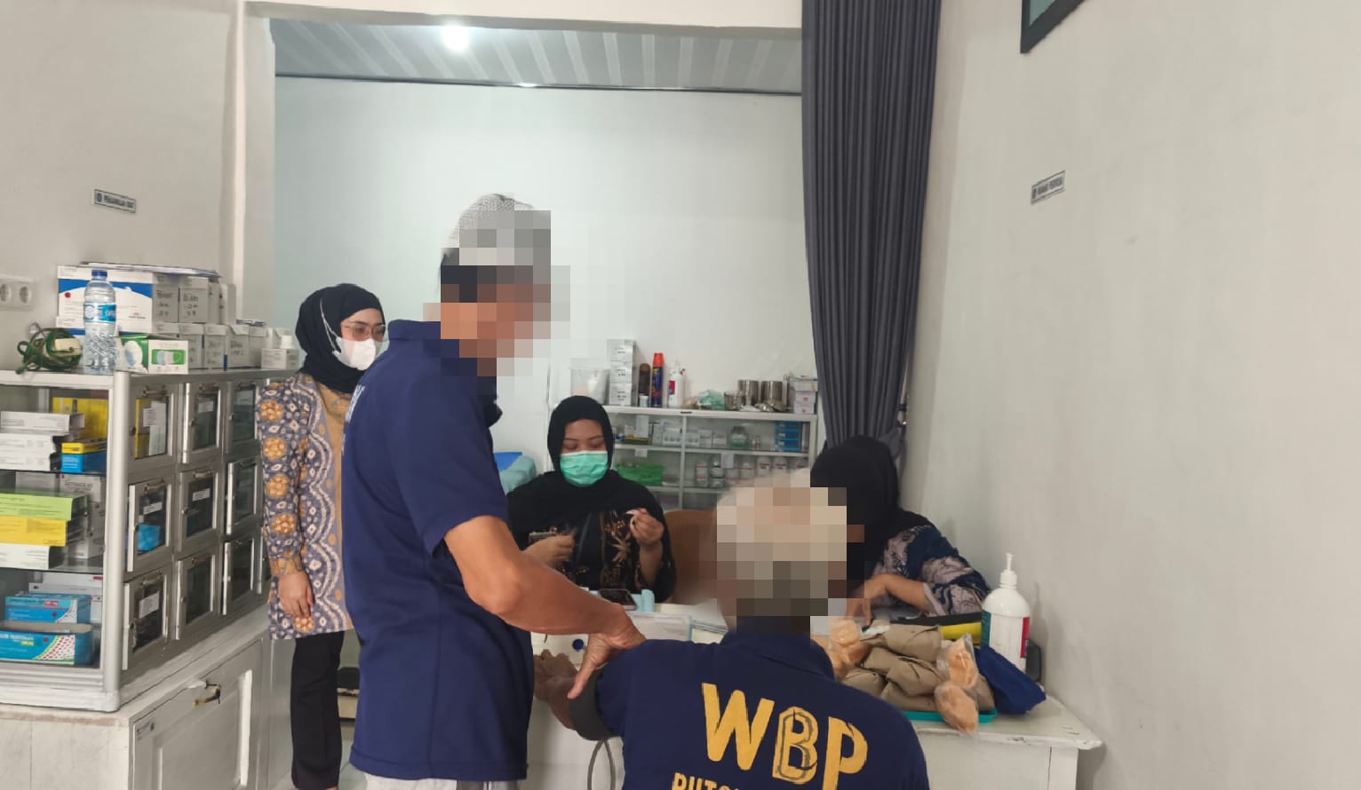 Rutan Baturaja Periksa Kesehatan Warga Binaan Lansia