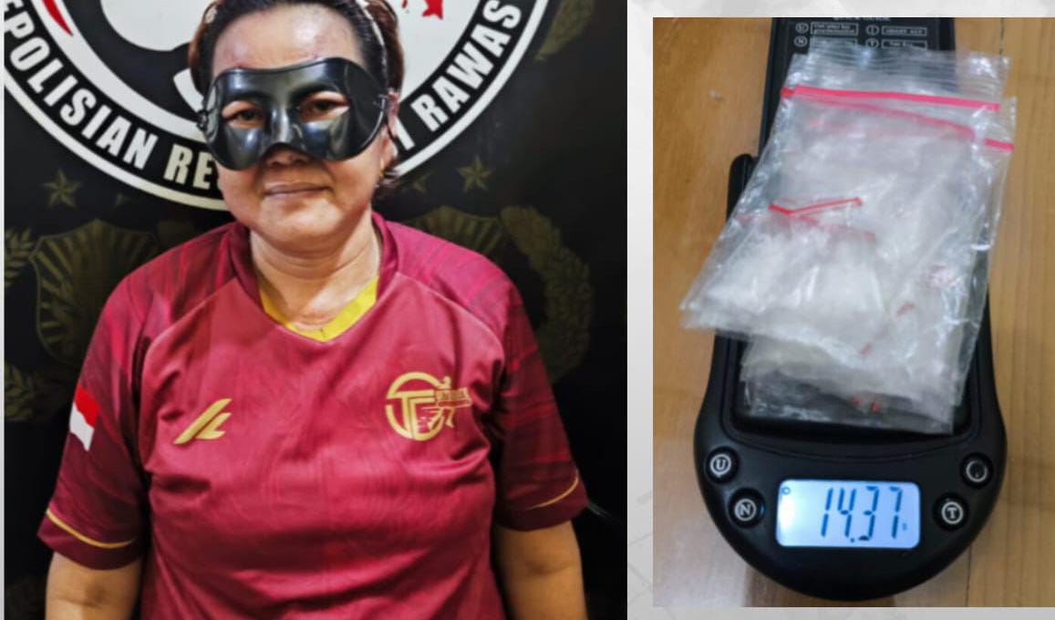 Terlibat Jaringan Peredaran Narkoba Lintas Kabupaten, IRT di Musi Rawas Berhasil Diamankan Tim Elang Musi