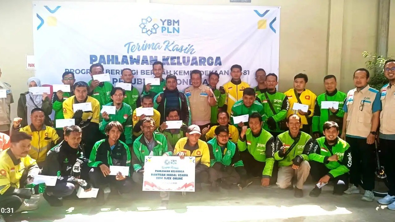 YBM PLN, Srikandi, dan PIKK Dukung UMKM dan Pengemudi Ojol melalui Bantuan Usaha dan BBM