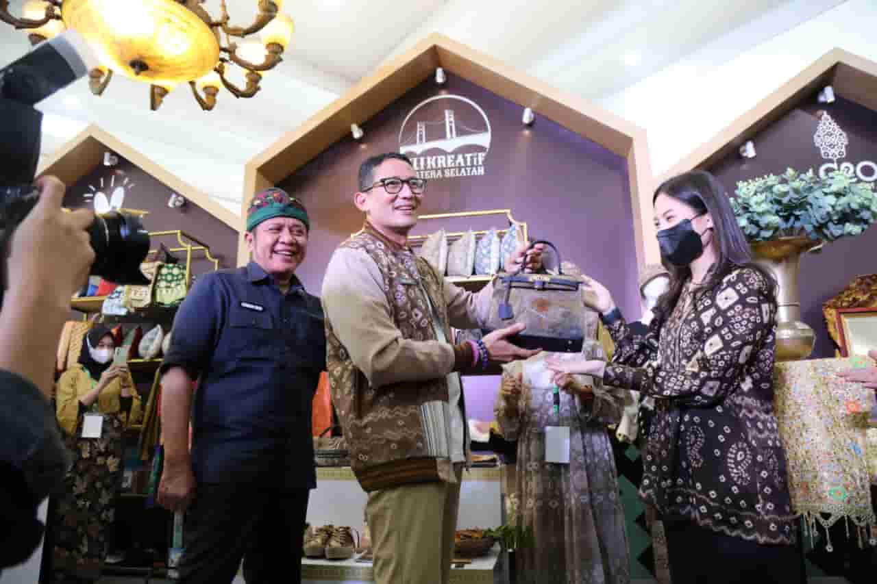 Menparekraf Sandiaga Uno Launching BKS, Gubernur Deru Optimistis Ekonomi Sumsel Meningkat Signifikan