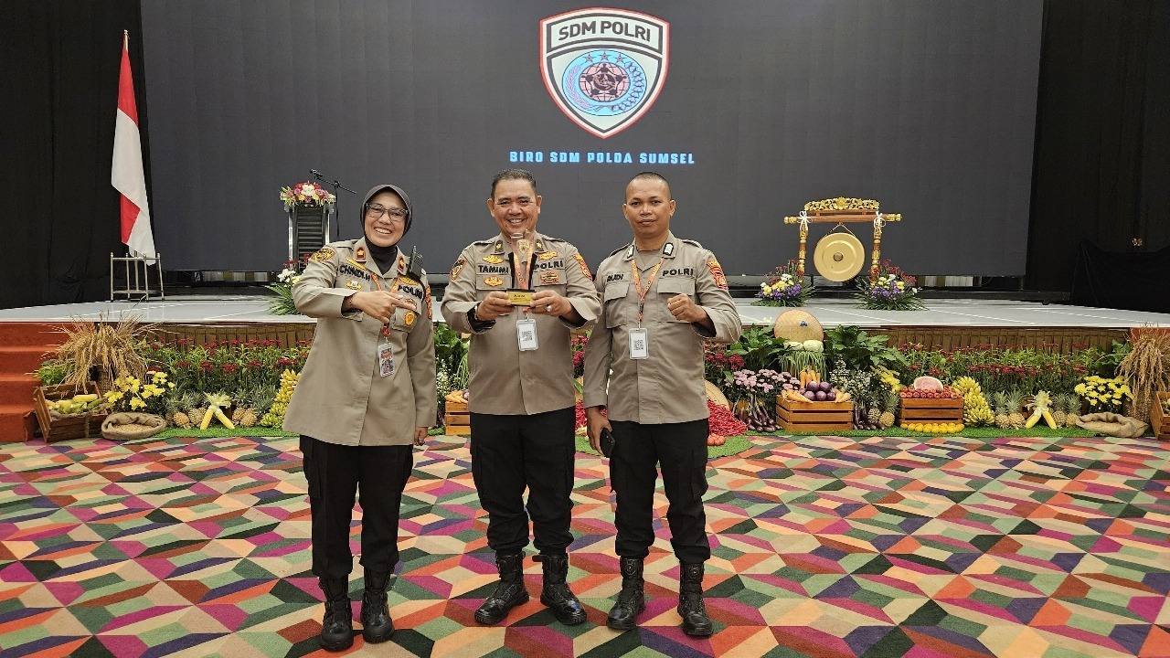 Polres Prabumulih Raih Dua Penghargaan di Rakernis SDM Polda Sumsel 2025