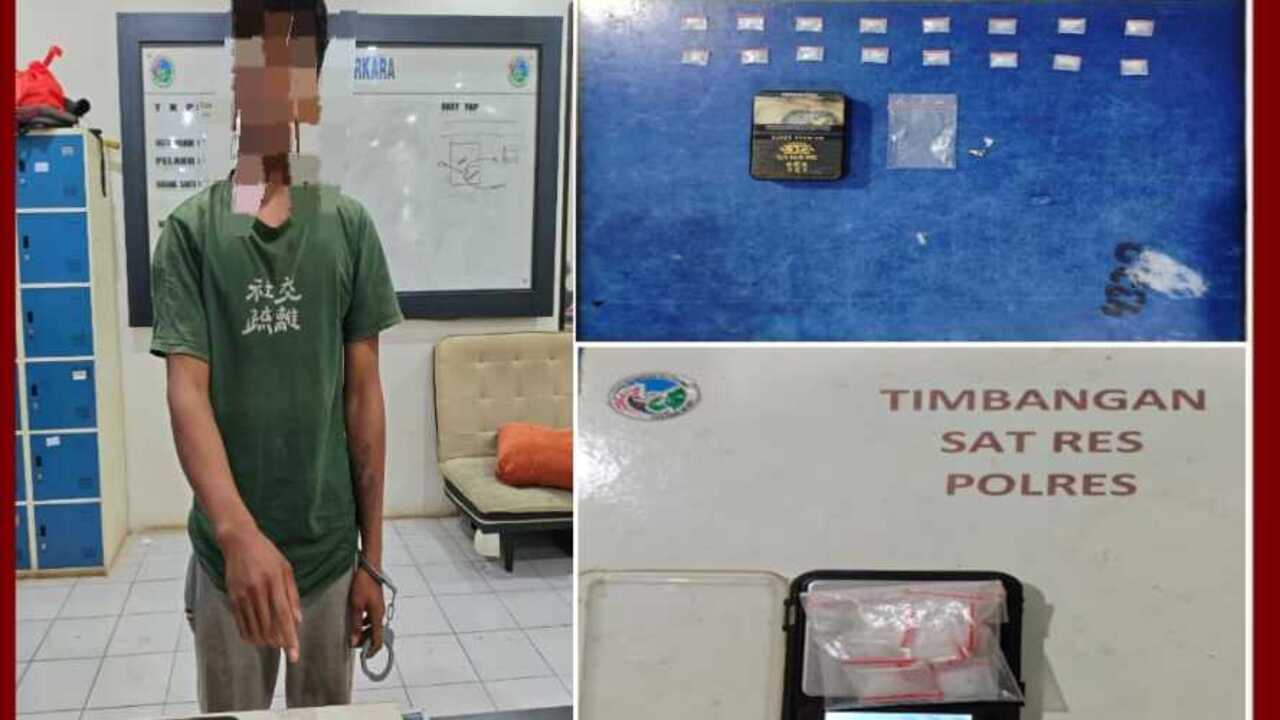 Dalam 1 Hari 3 Pengedar Narkoba diamankan dilokasi Berbeda