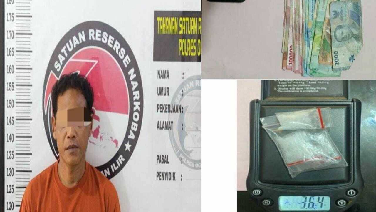 Pemuda di Ogan Ilir Ini Ditangkap Polisi Gegara Edarkan Sabu, Sempat Buang Barang Bukti