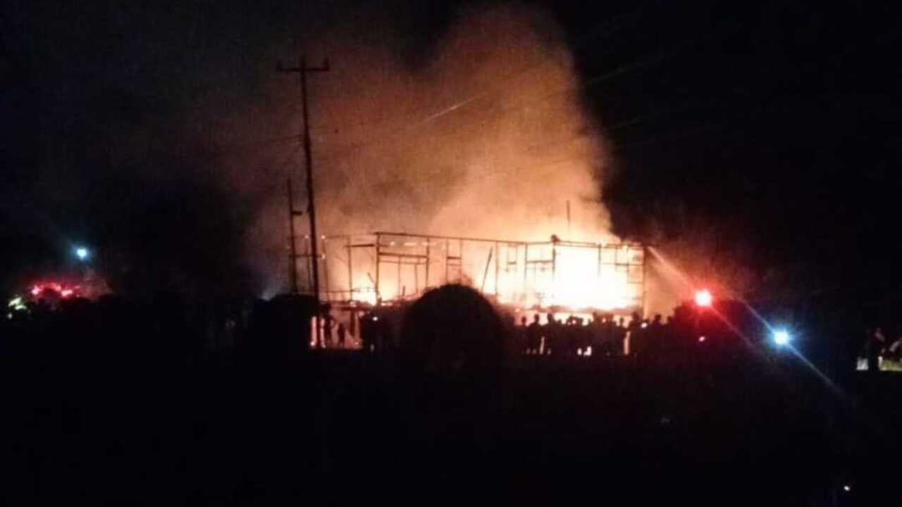 Rumah Semi Permanen di Desa Bunglai OKU Ludes Terbakar