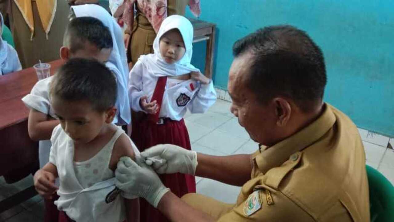 Dinkes OKU Kejar Target Pemberian Vaksin Tetanus-difteri Pada Siswa