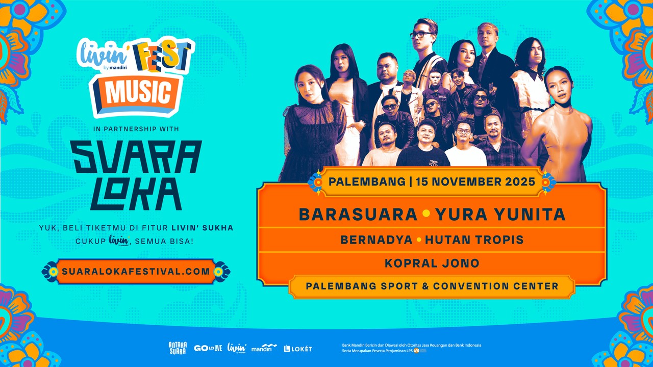 Barasuara, Yura Yunita dan Bernadya Ramaikan Suara Loka Palembang