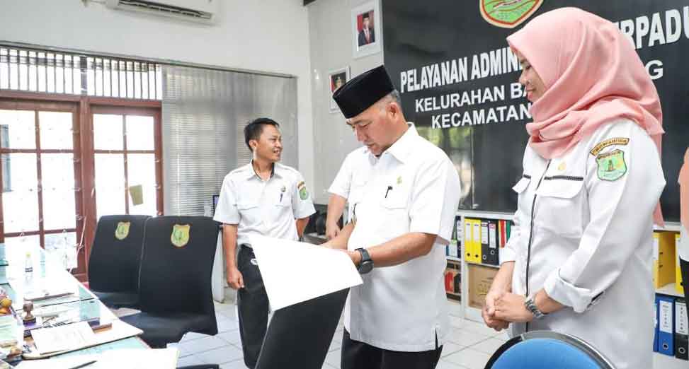 Wow, Hari Pertama Kerja Pj Bupati Muba Langsun Sidak Pelayanan Publik