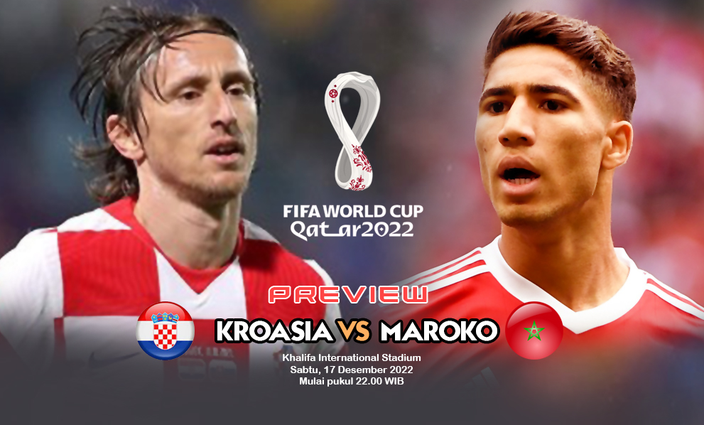 Preview Kroasia vs Maroko : Laga Pelampiasan