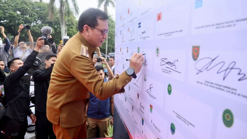 Deklarasi Pilkada Damai 2024, Pj Gubernur Elen Setiadi Ajak Masyarakat Tetap Jaga Kondusifitas Daerah