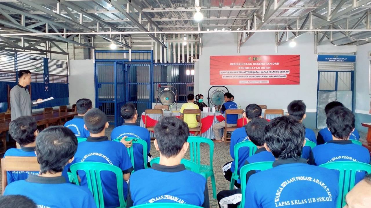 Lapas Sekayu Gelar Tes HIV Massal