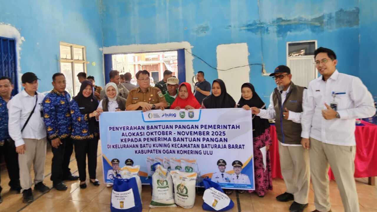 Bulog OKU Pastikan Stok Beras Aman Hingga Awal Tahun 2026