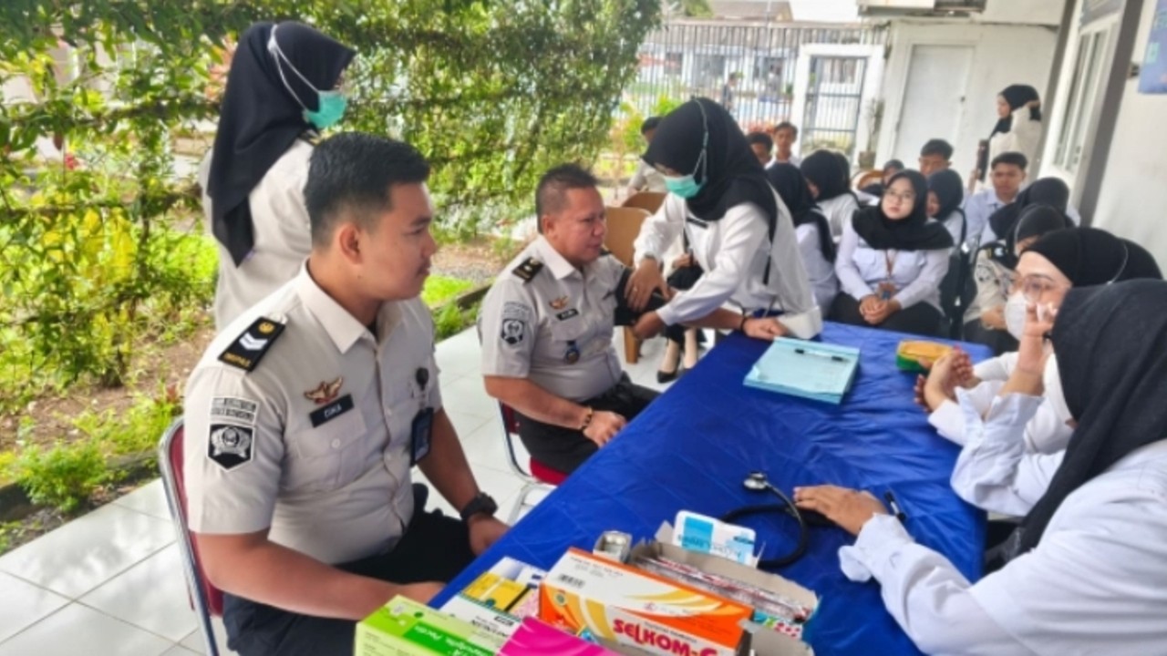 Rutan Baturaja Beri Pelayanan Pengobatan Gratis Peringati HBP