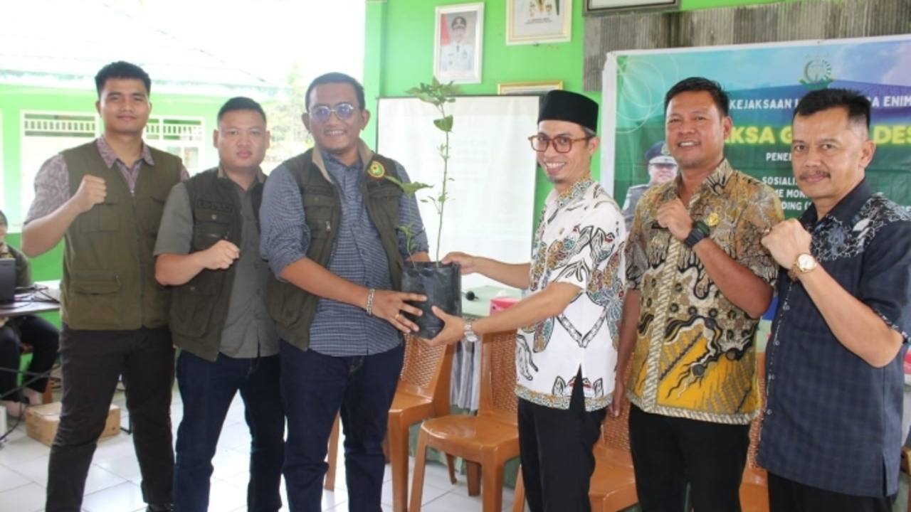 Kejari Muara Enim Sosialisasi Aplikasi Jaga Desa di 6 Kecamatan
