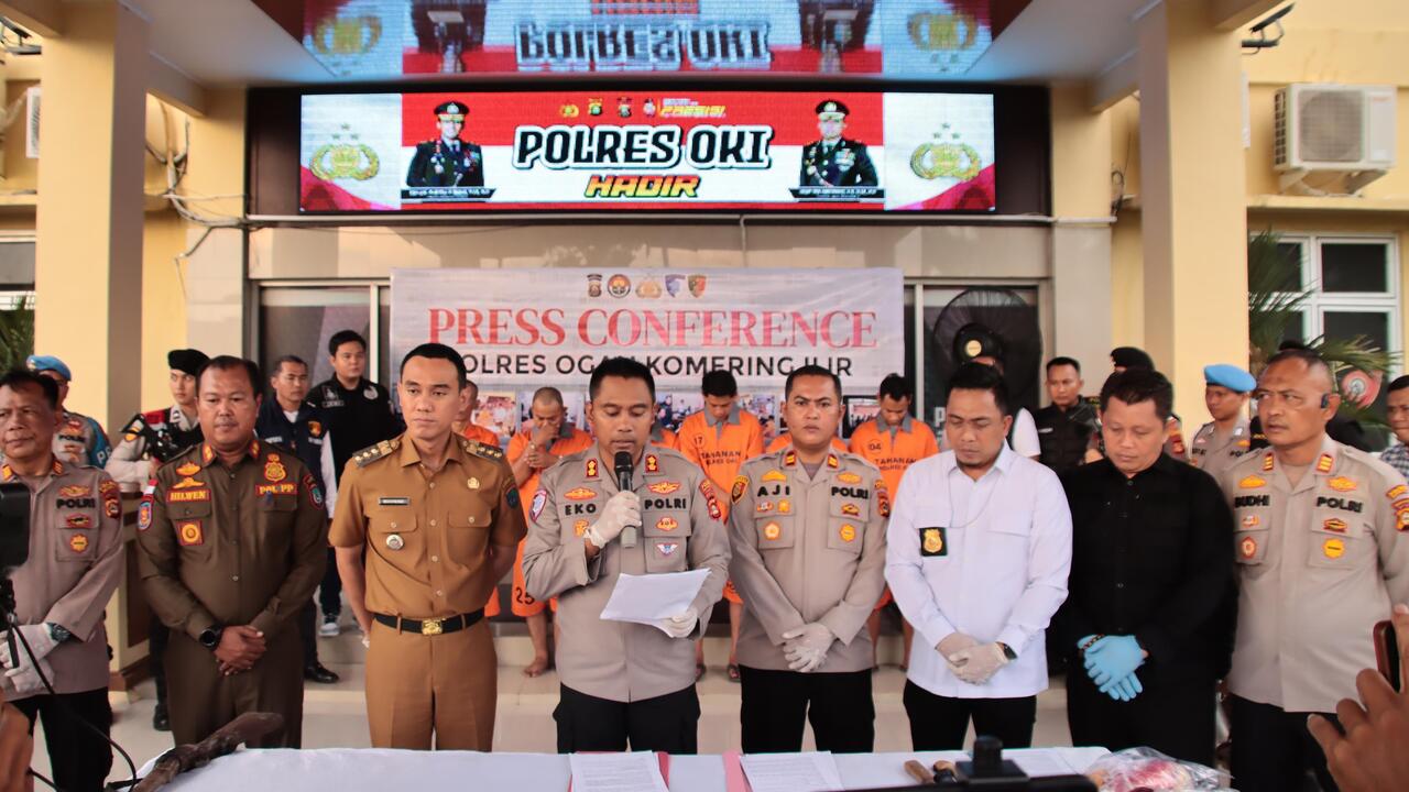Polsek Sungai Menang OKI Ungkap Kasus Penembakan Maut di Desa Gajah Mati
