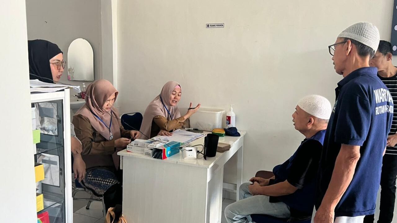 Rutan Baturaja Adakan Pemeriksaan Kesehatan Rutin Bagi Warga Binaan